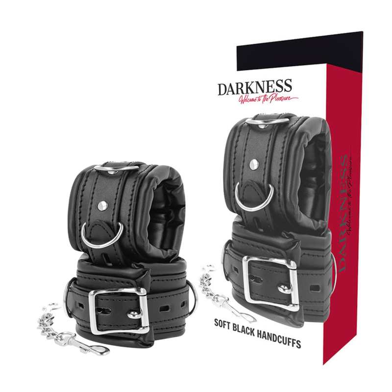 DARKNESS - PADDED BDSM HANDCUFFS - Amore24