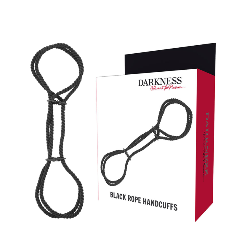 DARKNESS - 100% COTTON ROPE HANDCUFFS OR ANKLE HANDCUFFS - Amore24