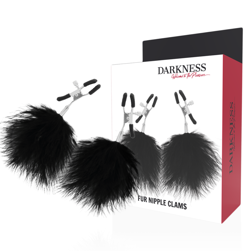 DARKNESS - POM-POM NIPPLE Clamps 2 - Amore24