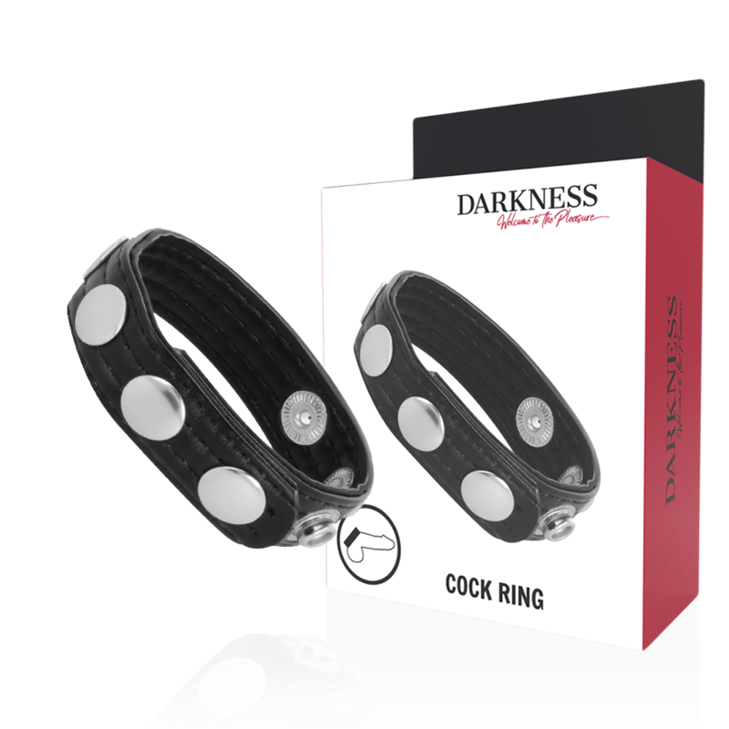 DARKNESS - LEATHER ERECTION RING - Amore24