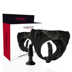 DARKNESS - PANTIES WITH PLUG AND INTERCHANGEABLE DILDO - Amore24