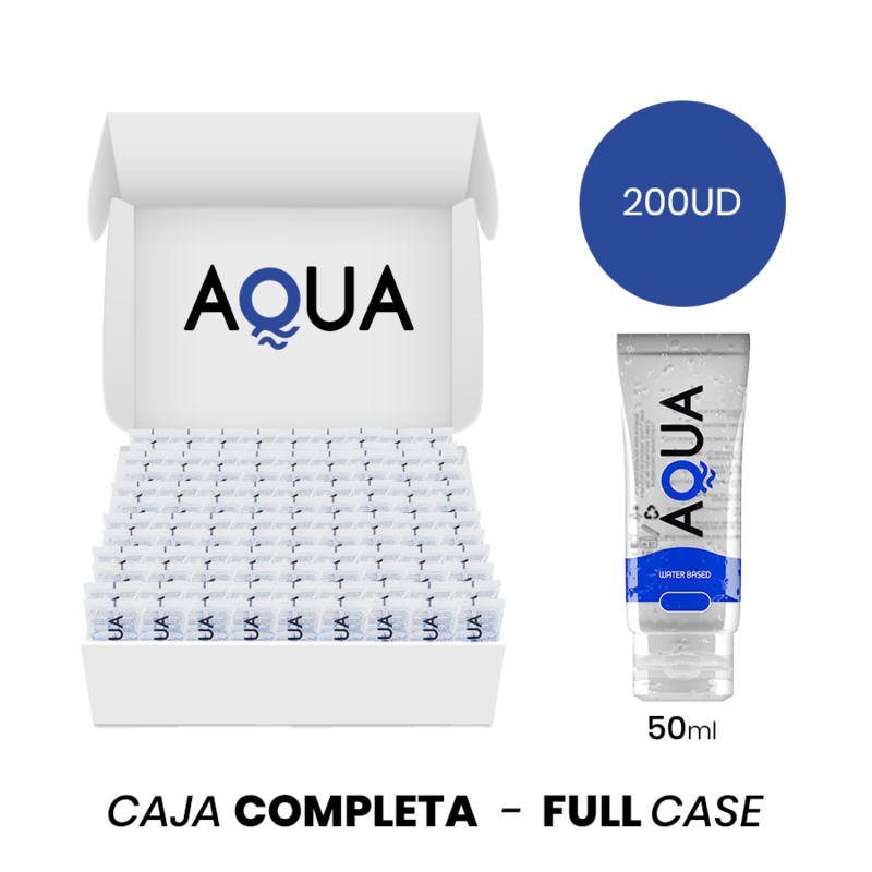 MOQ 200 - AQUA QUALITY WATERBASED LUBRICANT 50 ML - Amore24