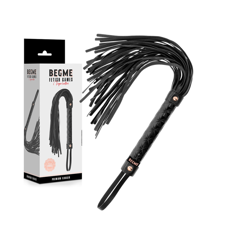BEGME - BLACK EDITION VEGAN LEATHER FLOGGER - Amore24