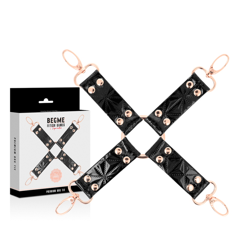 BEGME - BLACK EDITION VEGAN LEATHER HOG TIE - Amore24