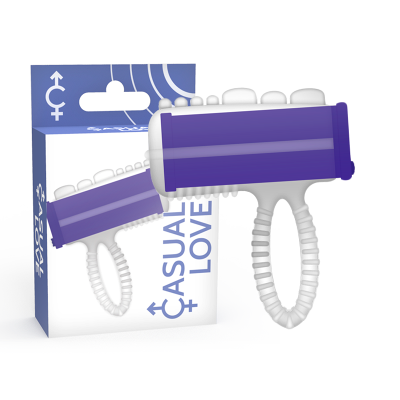 CASUAL LOVE - RING TONGUE VIBRATING PURPLE - Amore24
