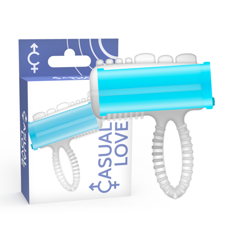 CASUAL LOVE - RING TONGUE VIBRATING BLUE - Amore24