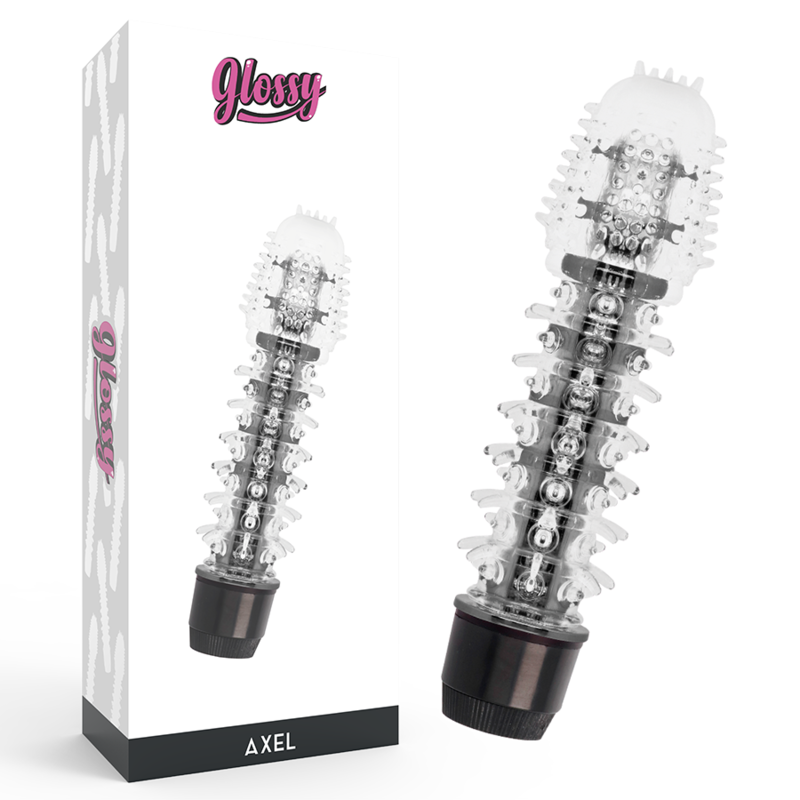 GLOSSY - AXEL BLACK VIBRATOR - Amore24