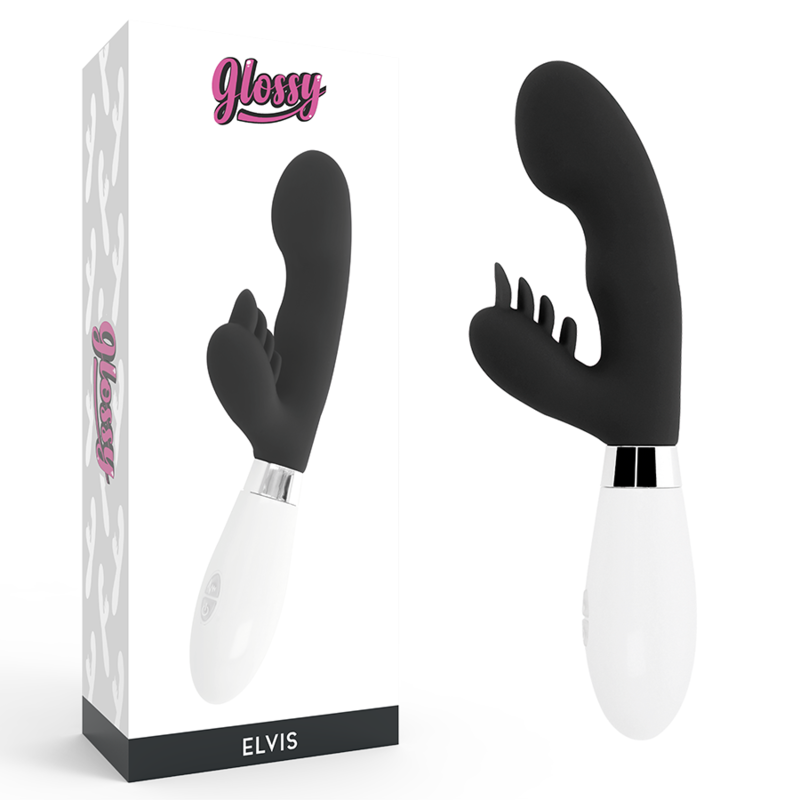 GLOSSY - ELVIS RABBIT BLACK - Amore24