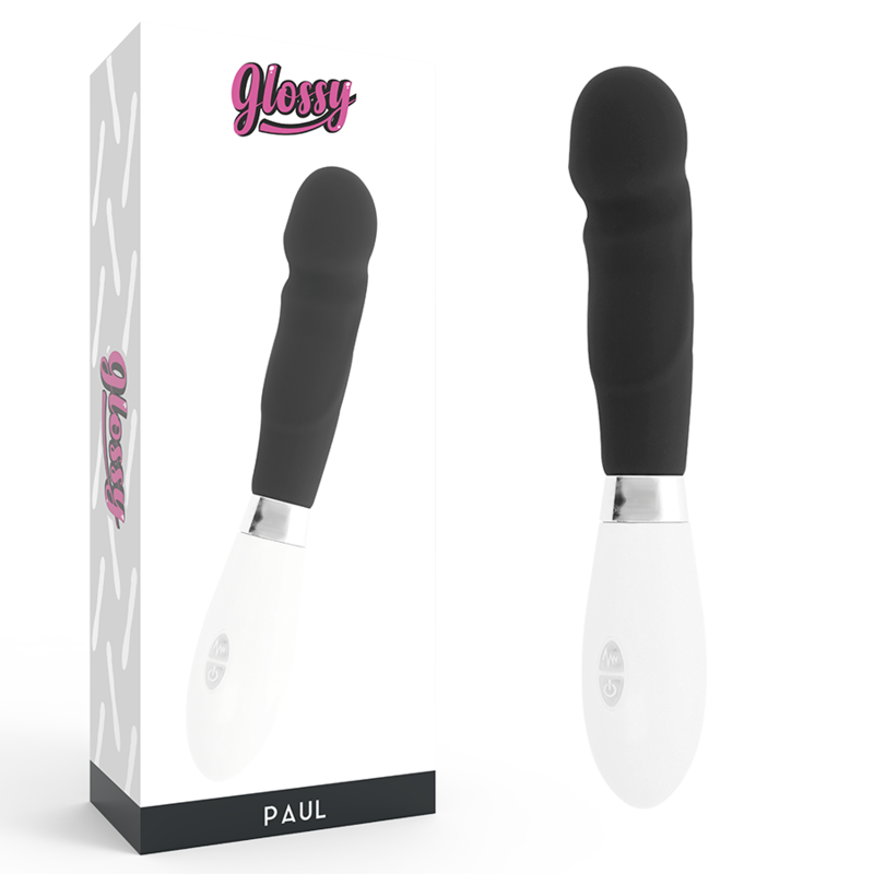 GLOSSY - PAUL VIBRATOR BLACK - Amore24