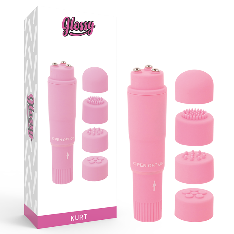 GLOSSY - KURT POCKET MASSAGER PINK - Amore24