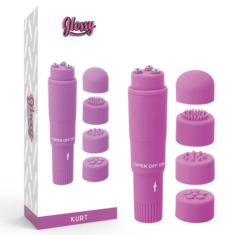 GLOSSY - KURT POCKET MASSAGER PURPLE - Amore24