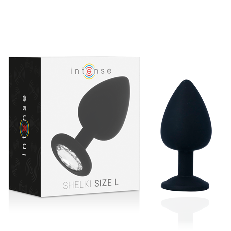 INTENSE - SHELKI L ANAL PLUG BLACK - Amore24