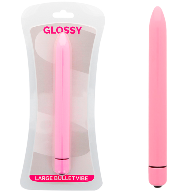 GLOSSY - SLIM VIBRATOR PINK - Amore24