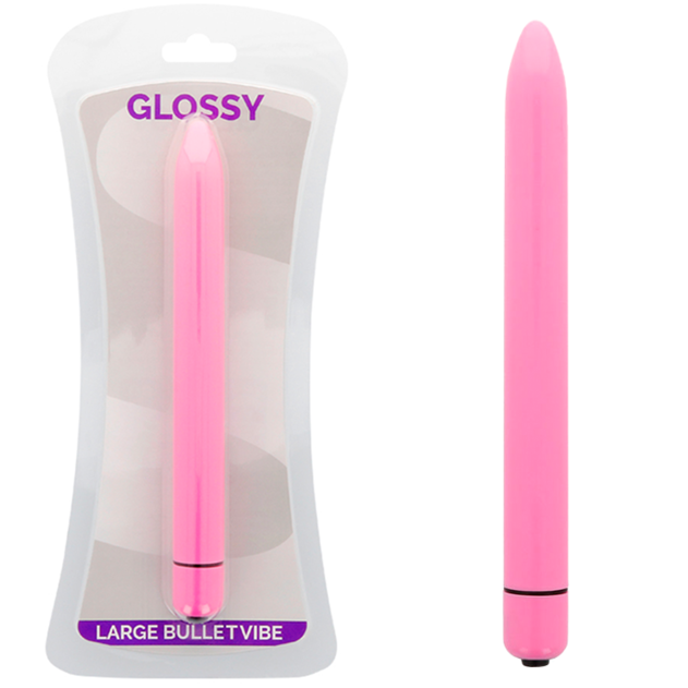 GLOSSY - SLIM VIBRATOR DEEP ROSE - Amore24