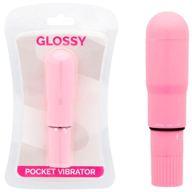 GLOSSY - POCKET VIBRATOR PINK - Amore24