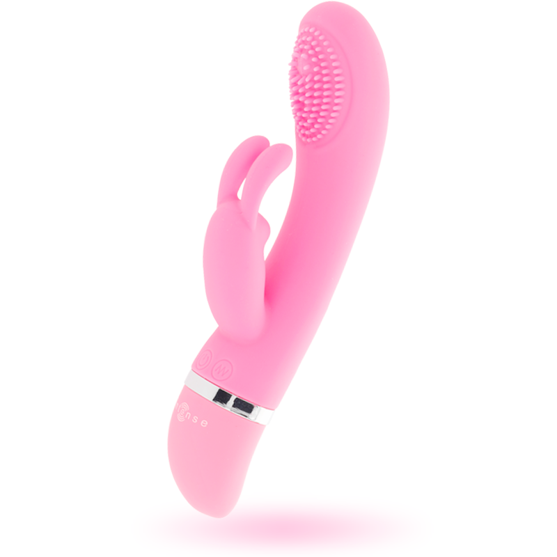 INTENSE - SUSY OSCILLATING VIBRATOR SILICON RABBIT PINK - Amore24