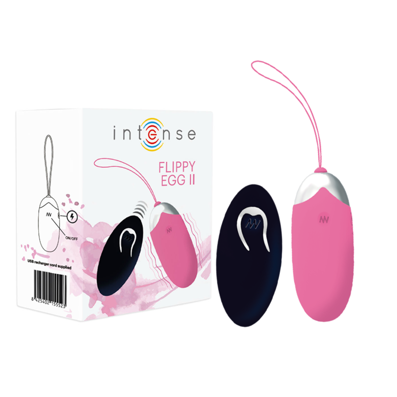 INTENSE - FLIPPY II VIBRATING EGG WITH REMOTE CONTROL PINK - Amore24