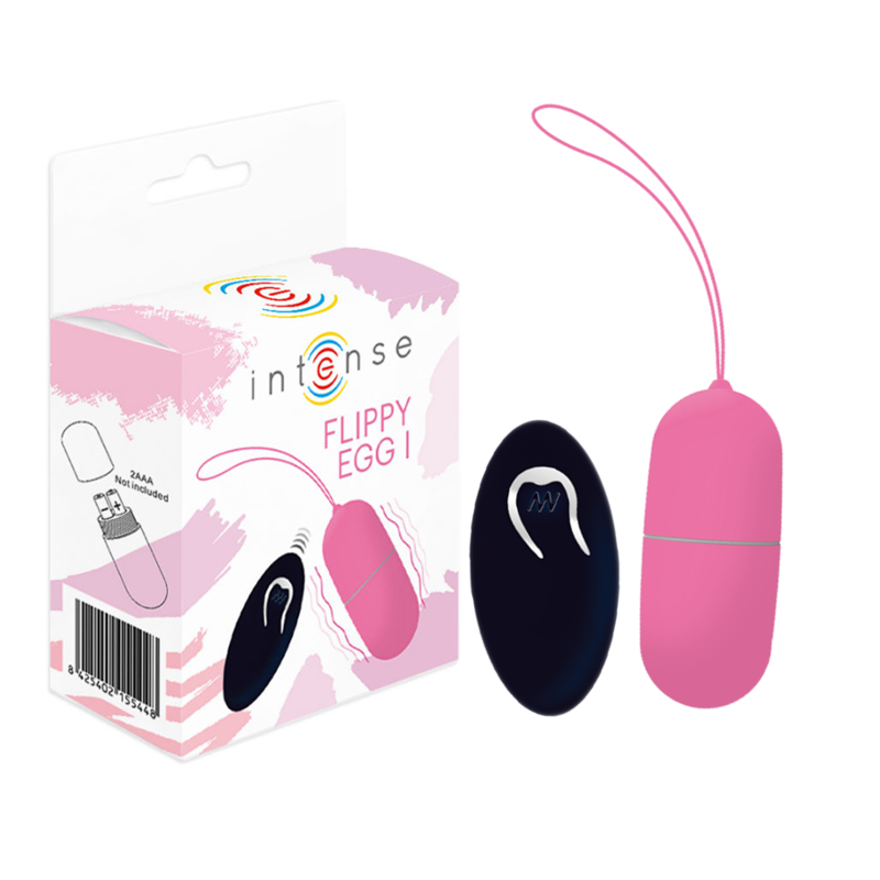 INTENSE - FLIPPY I VIBRATING EGG WITH REMOTE CONTROL PINK - Amore24