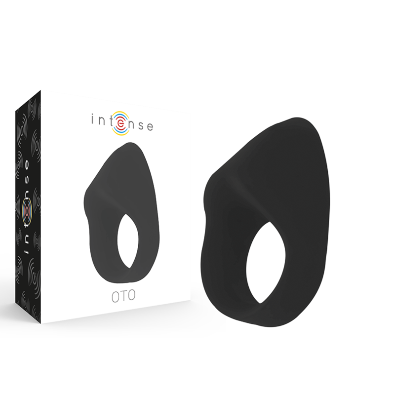 INTENSE - OTO BLACK RECHARGEABLE VIBRATOR RING - Amore24