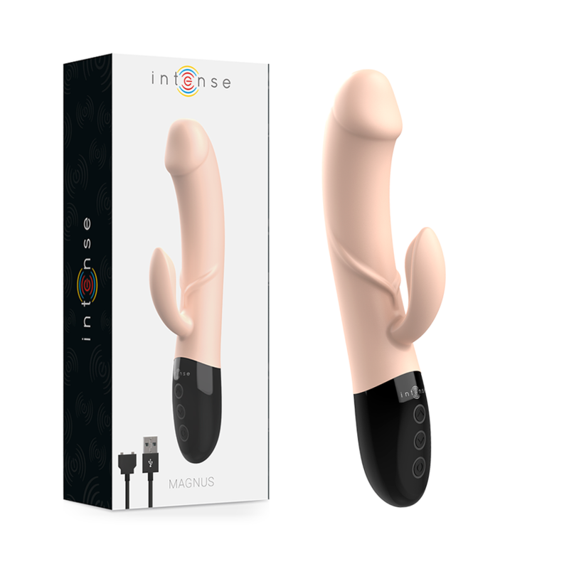 INTENSE - MAGNUS DUAL NATURAL RECHARGEABLE VIBRATOR - Amore24