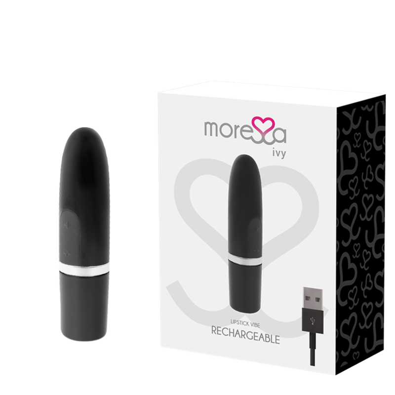 MORESSA - IVY VIBRATOR STIMULATOR TRAVEL BLACK - Amore24