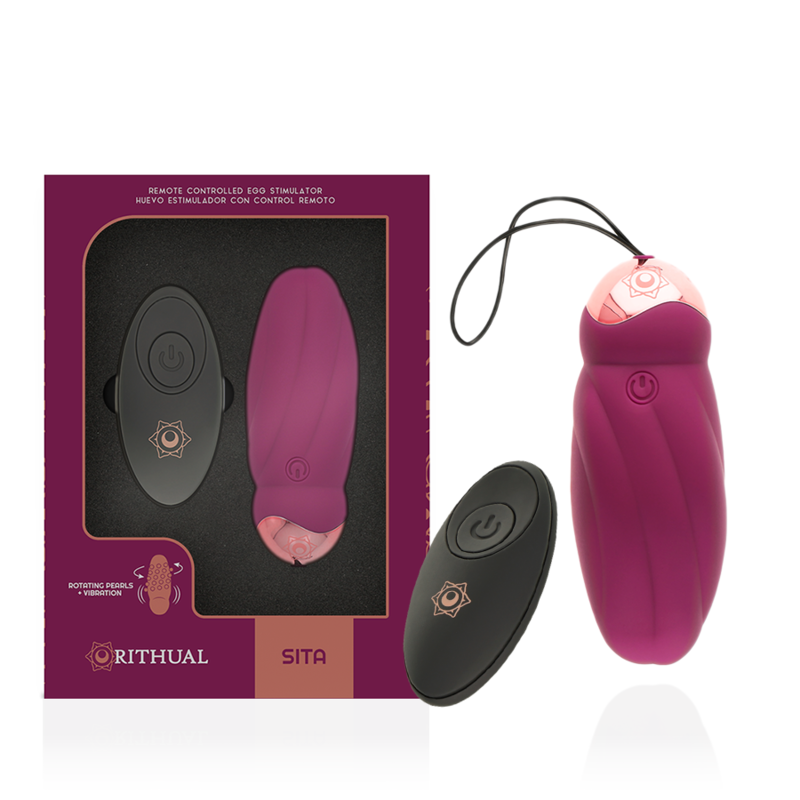 RITHUAL - SITA EGG REMOTE CONTROL BEAD ROTATION + VIBRATION - Amore24