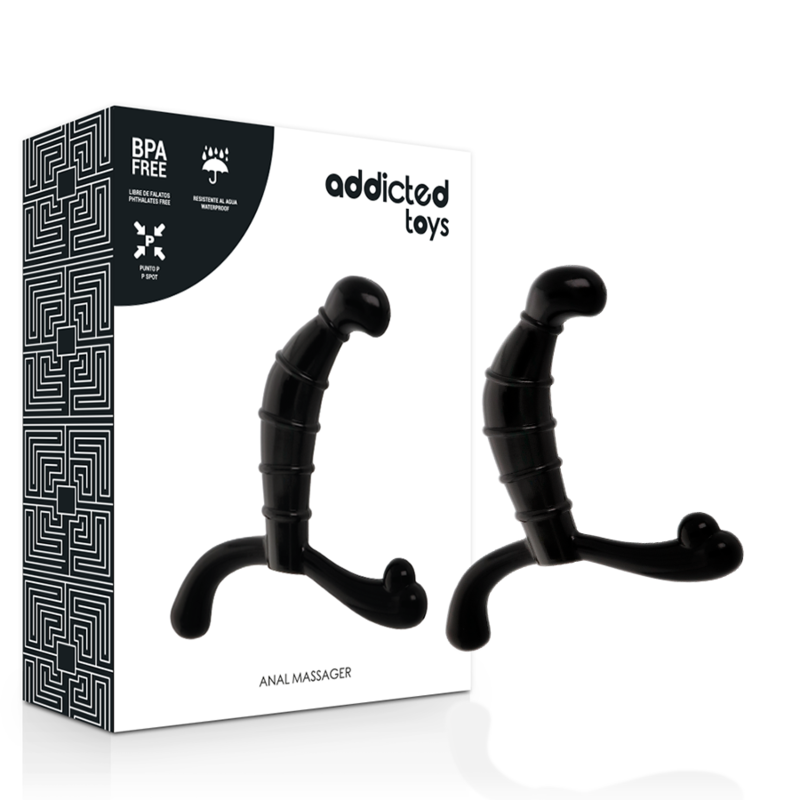 ADDICTED TOYS - PROSTATE ANAL PLEASURE BLACK - Amore24