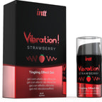 INTT - POWERFUL INTIMATE STIMULANT LIQUID VIBRATING GEL STRAWBERRY 15 ML - Amore24