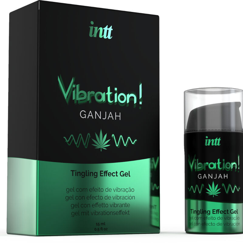 INTT - POWERFUL INTIMATE STIMULANT LIQUID VIBRATING GEL CANNABIS 15ML - Amore24