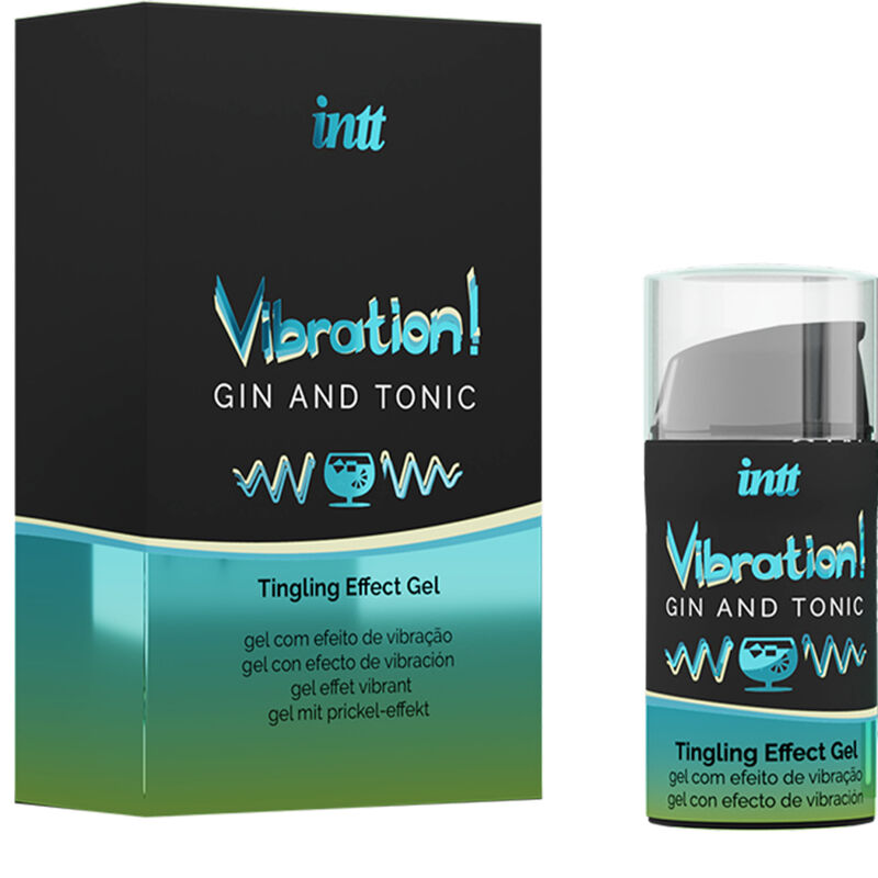 INTT - POWERFUL INTIMATE STIMULANT LIQUID VIBRATOR GEL GIN & TONIC 15ML - Amore24