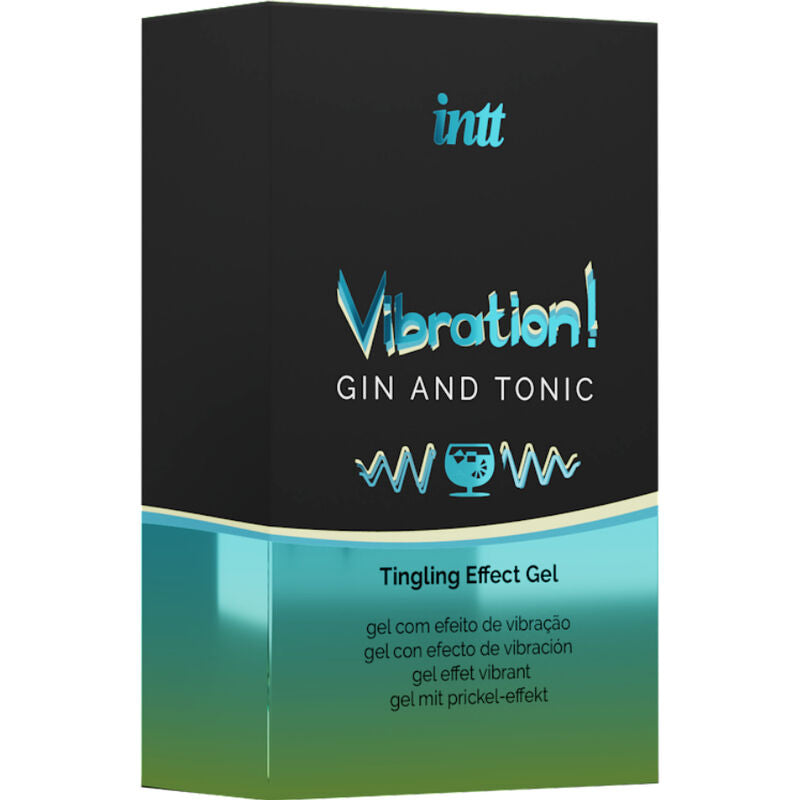 INTT - POWERFUL INTIMATE STIMULANT LIQUID VIBRATOR GEL GIN & TONIC 15ML - Amore24