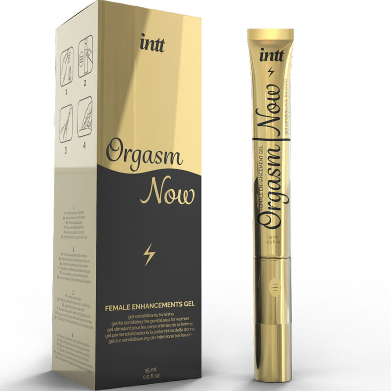 INTT LUBRICANTS - INTENSE VAGINAL STIMULATING GEL WITH VIBRATOR APPLICATOR - Amore24