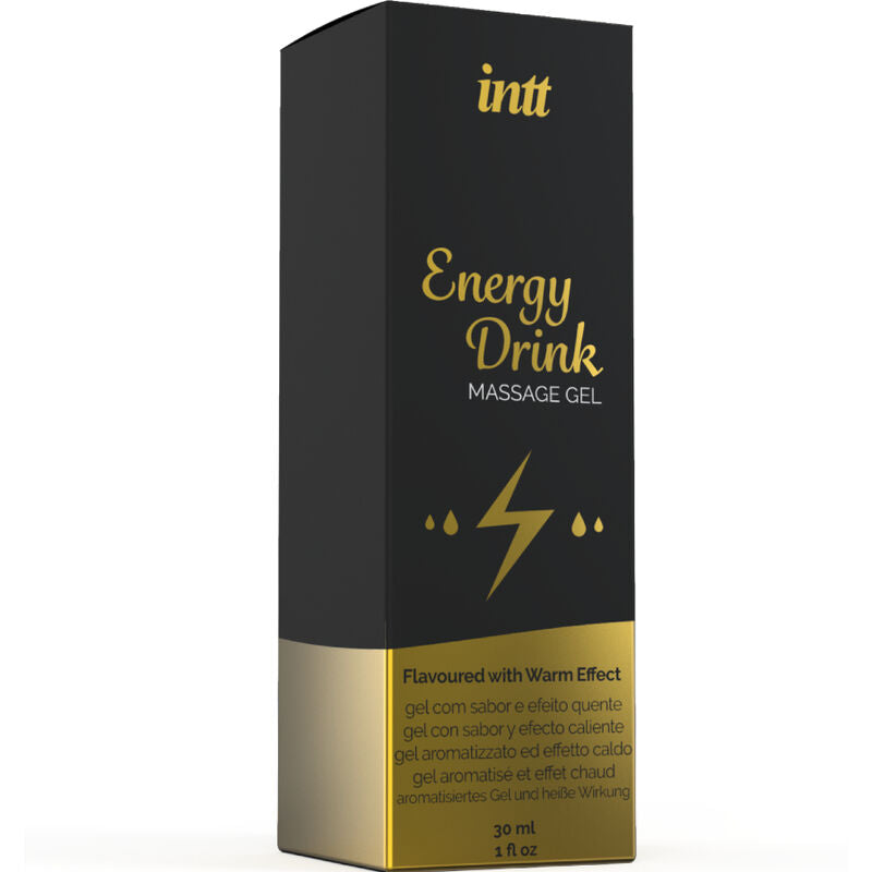 INTT MASSAGE & ORAL SEX - MASSAGE GEL WITH FLAVORED ENERGY CA DRINK AND HEATING EFFECT - Amore24