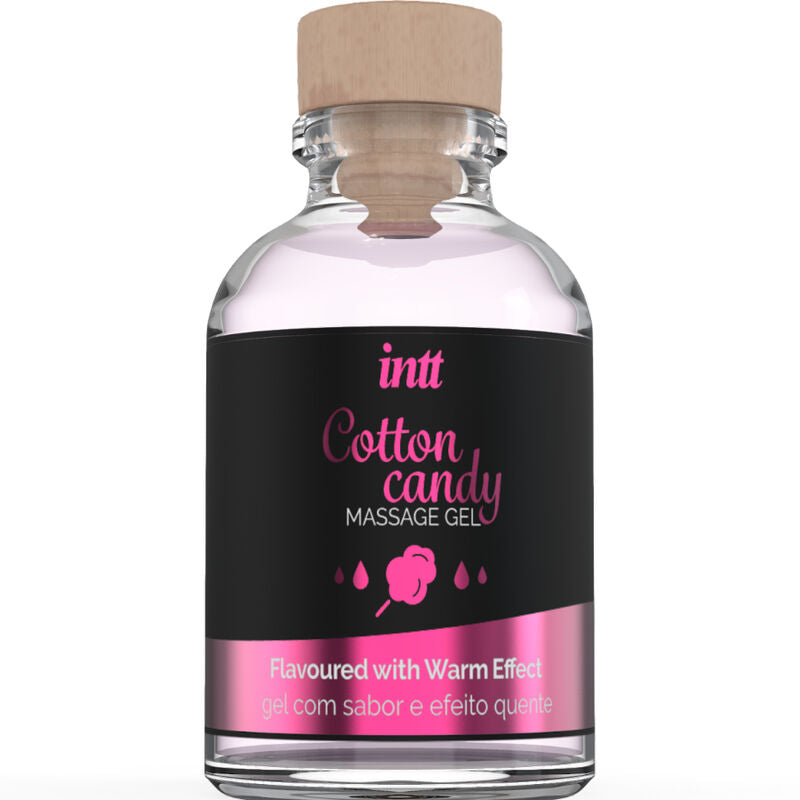 INTT MASSAGE & ORAL SEX - MASSAGE GEL WITH COTTON CANDY FLAVOR AND HEATING EFFECT - Amore24