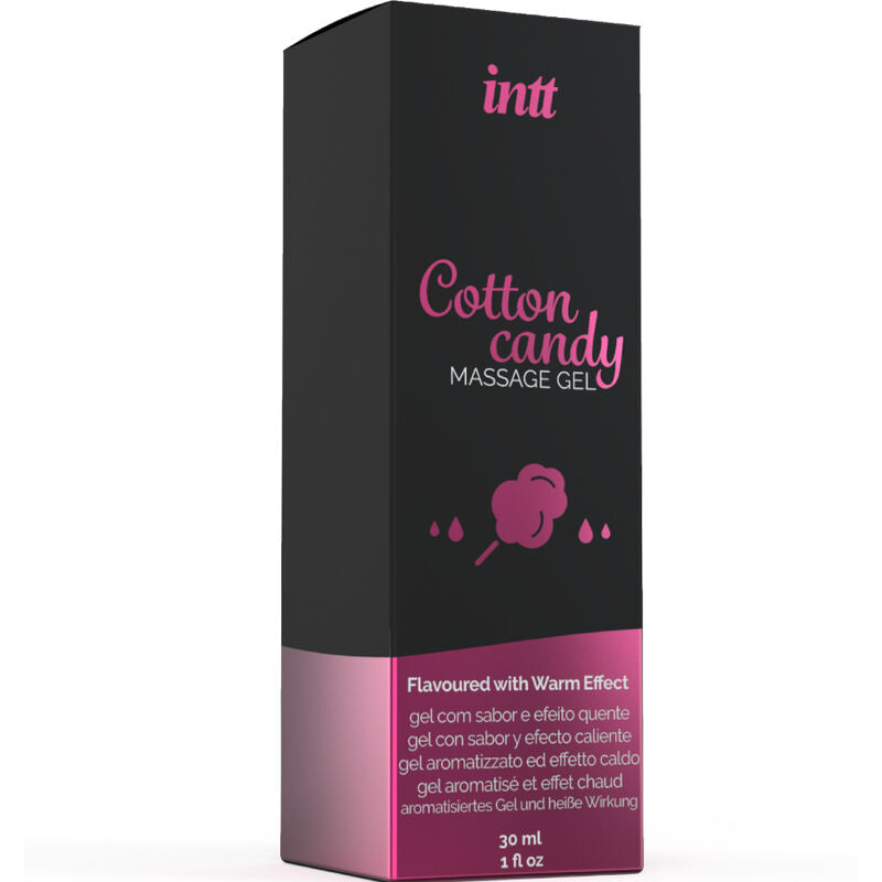 INTT MASSAGE & ORAL SEX - MASSAGE GEL WITH COTTON CANDY FLAVOR AND HEATING EFFECT - Amore24