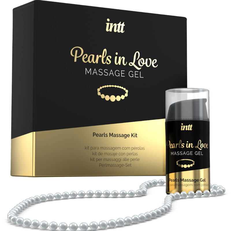 INTT MASSAGE & ORAL SEX - PEARLS IN LOVE WITH PEARL NECKLACE AND SILICONE GEL - Amore24