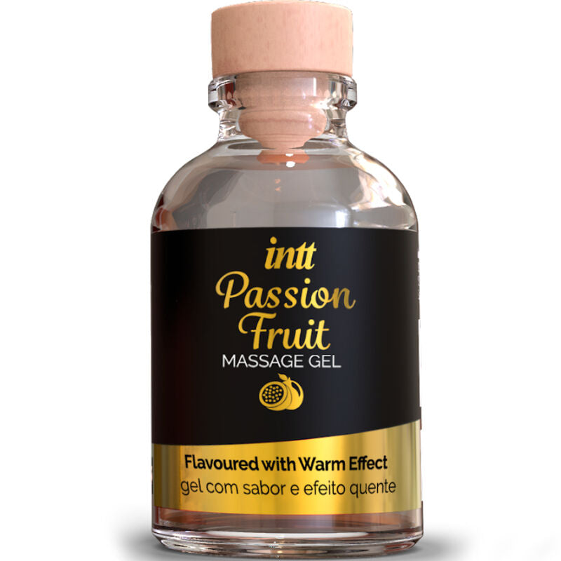 INTT MASSAGE & ORAL SEX - PASSION FRUIT FLAVORED MASSAGE GEL WITH HEAT EFFECT - Amore24