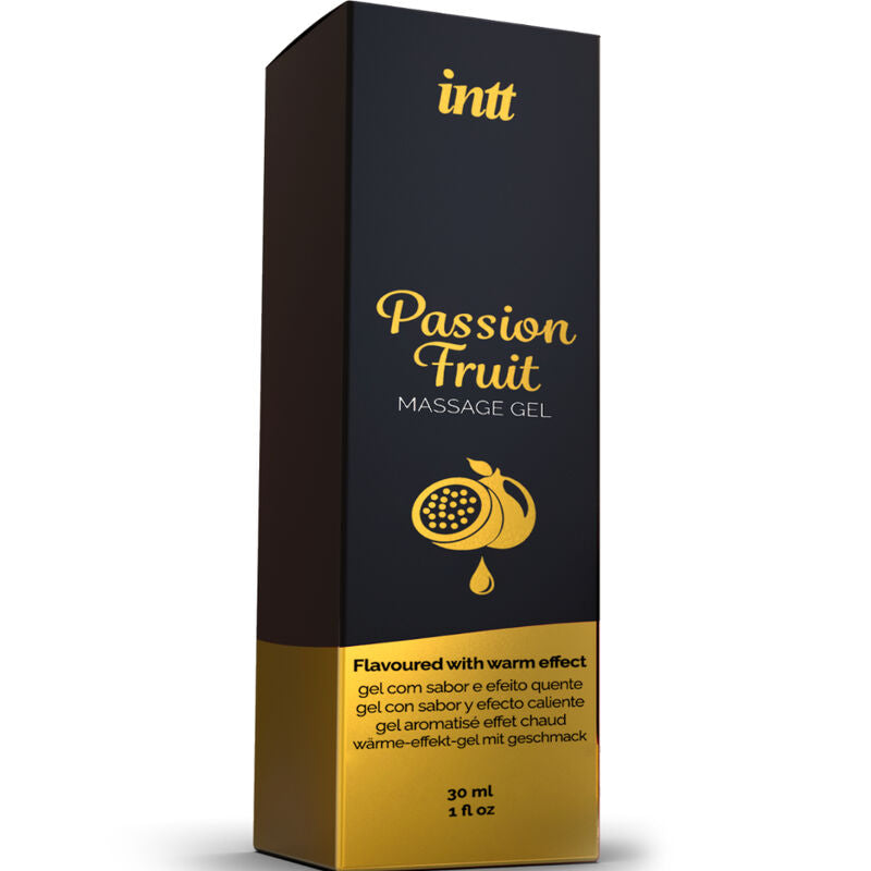 INTT MASSAGE & ORAL SEX - PASSION FRUIT FLAVORED MASSAGE GEL WITH HEAT EFFECT - Amore24