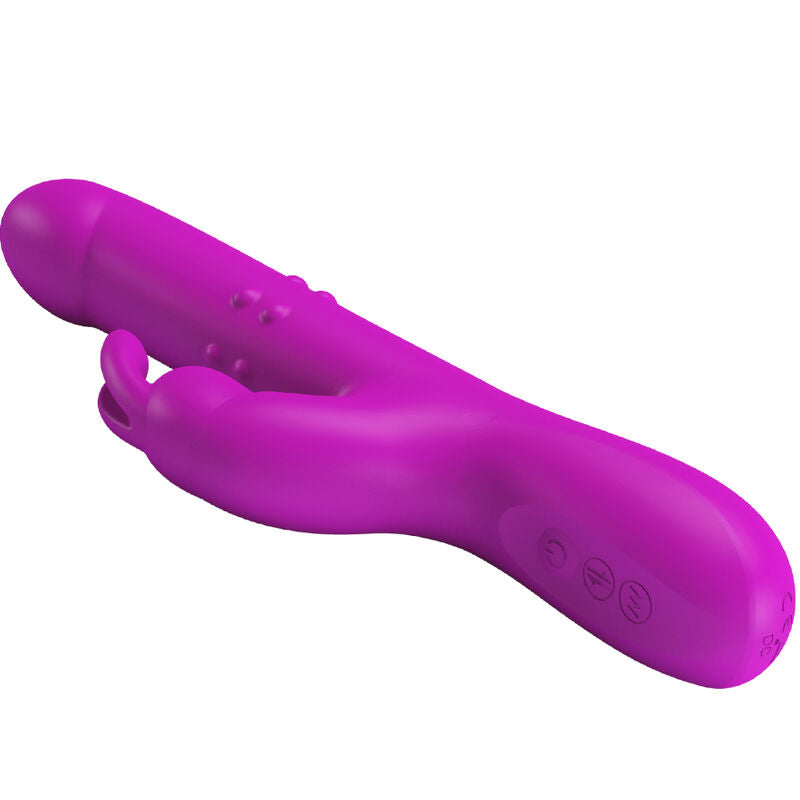 PRETTY LOVE - REESE VIBRATOR WITH PURPLE ROTATION - Amore24