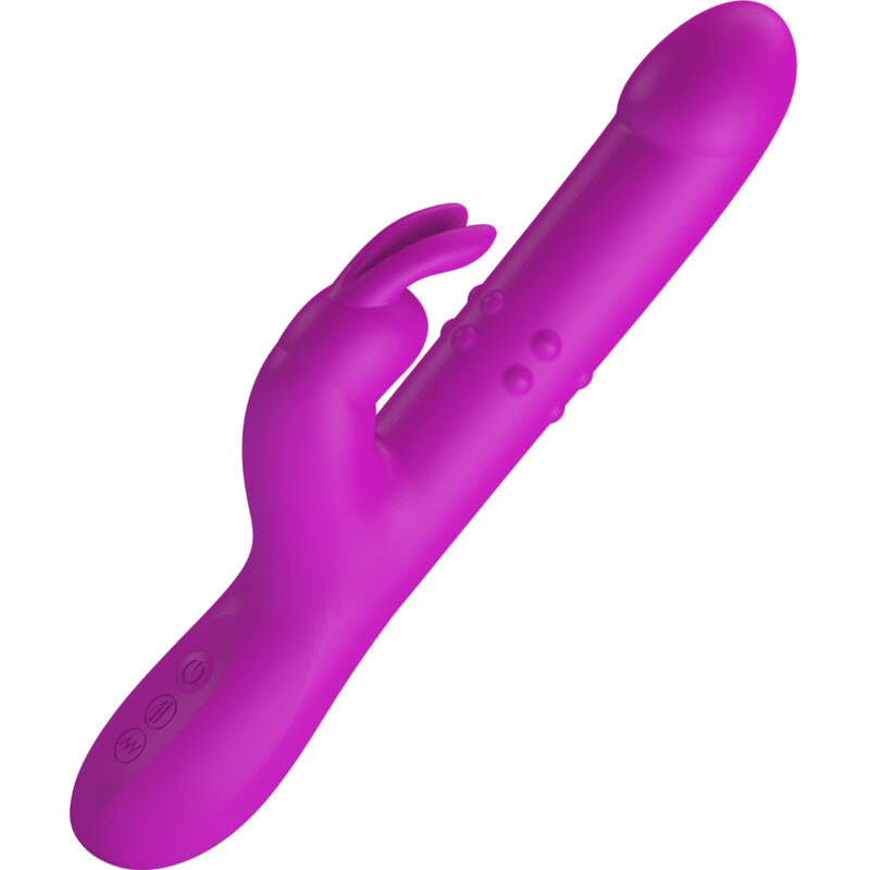 PRETTY LOVE - REESE VIBRATOR WITH PURPLE ROTATION - Amore24