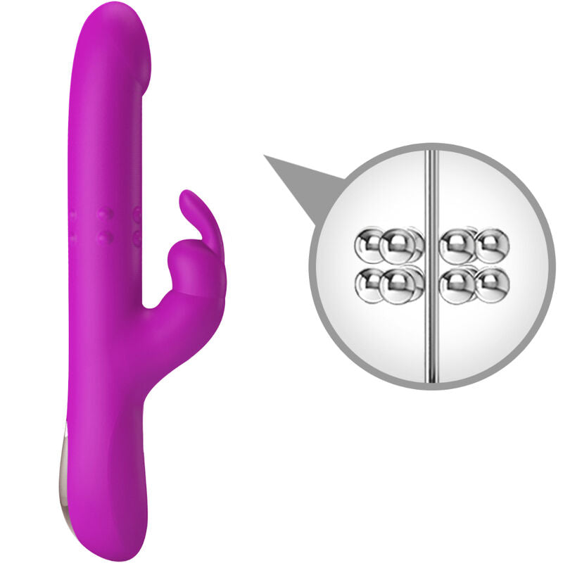 PRETTY LOVE - REESE VIBRATOR WITH PURPLE ROTATION - Amore24
