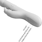 PRETTY LOVE - REESE VIBRATOR WITH SILVER ROTATION - Amore24