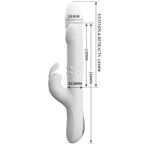 PRETTY LOVE - REESE VIBRATOR WITH SILVER ROTATION - Amore24