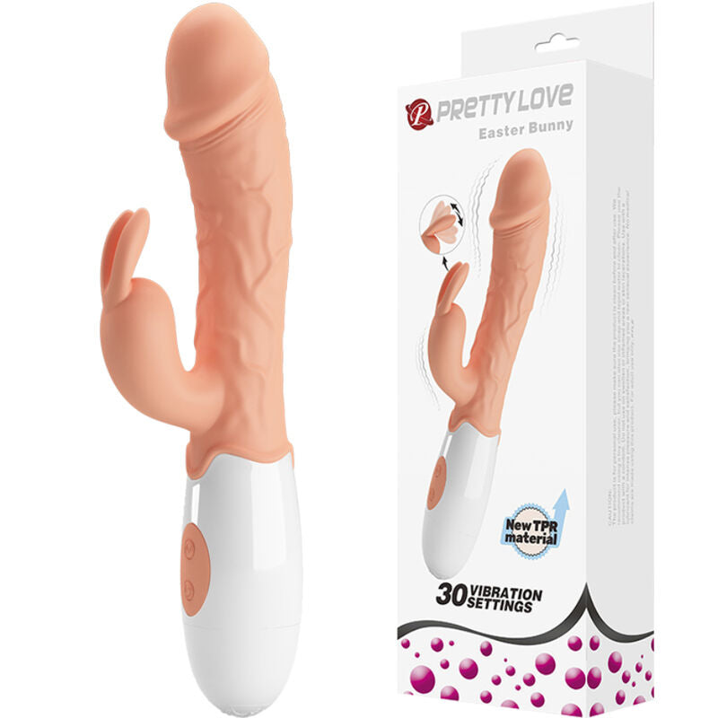 PRETTY LOVE - EASTER BUNNY VIBRATOR WITH STIMULATOR - Amore24