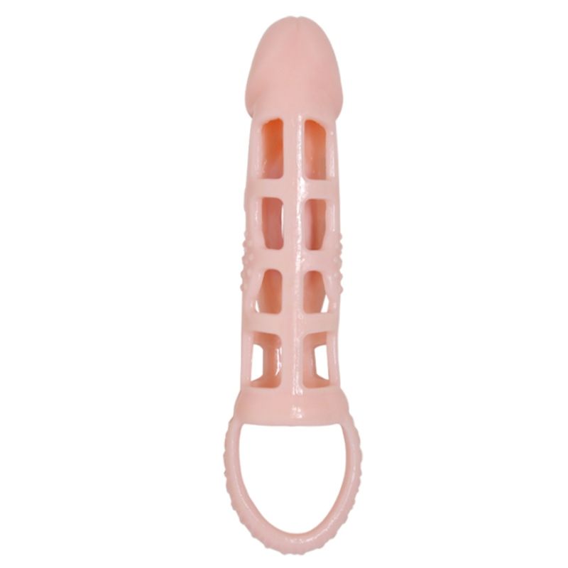 PRETTY LOVE - HARRISON PENIS EXTENDER COVER WITH VIBRATION AND STRAP 13.5 CM - Amore24