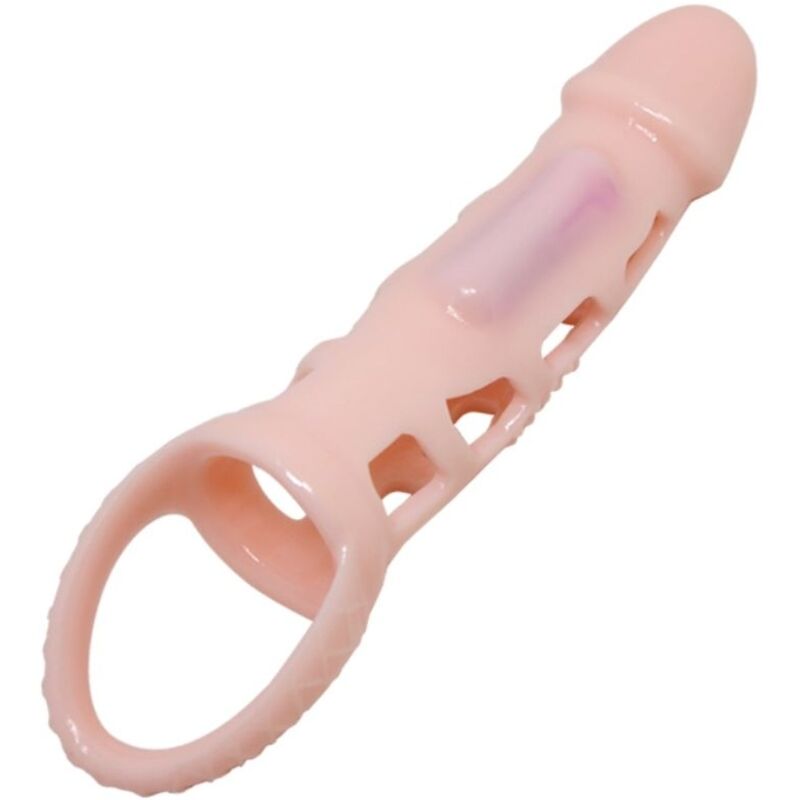 PRETTY LOVE - HARRISON PENIS EXTENDER COVER WITH VIBRATION AND STRAP 13.5 CM - Amore24