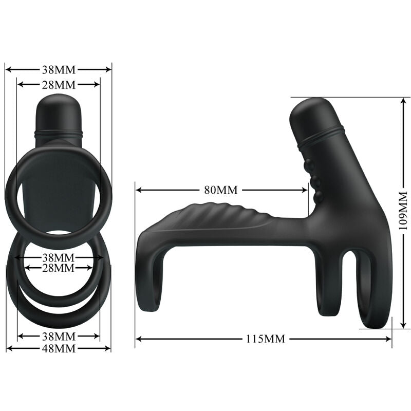 PRETTY LOVE - ELASTIC SOFT SILICONE EXTENSION SLEEVE - Amore24