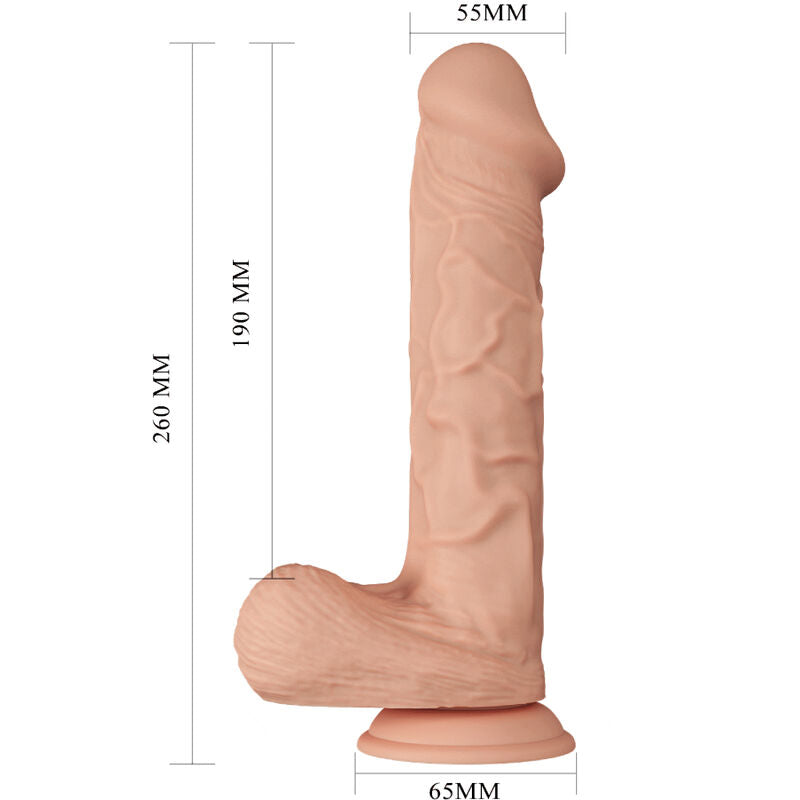 BAILE - BEAUTIFUL ENCOUNTER BERGRISI FLEXIBLE REALISTIC DILDO 26 CM NATURAL - Amore24