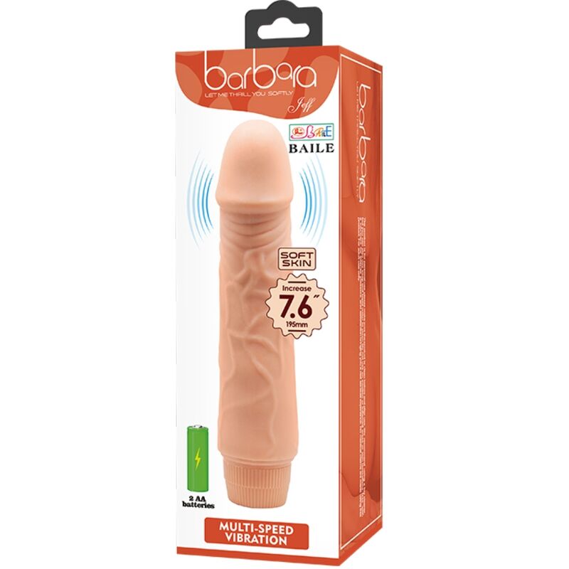 BAILE - BARBARA REALISTIC VIBRATOR 20 CM - Amore24