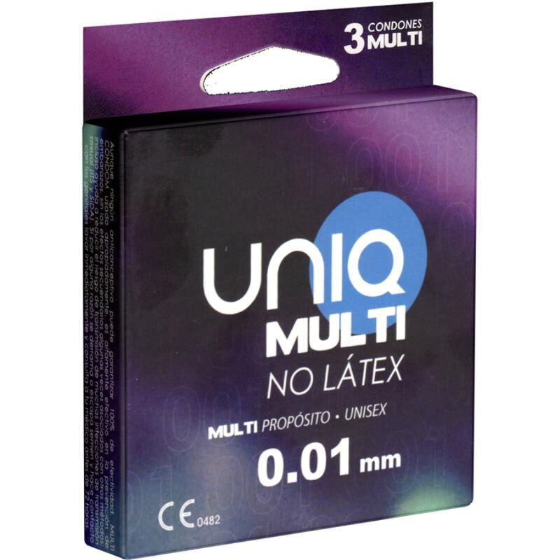 UNIQ - MULTI LATEX FREE CONDOMS 3 UNITS - Amore24